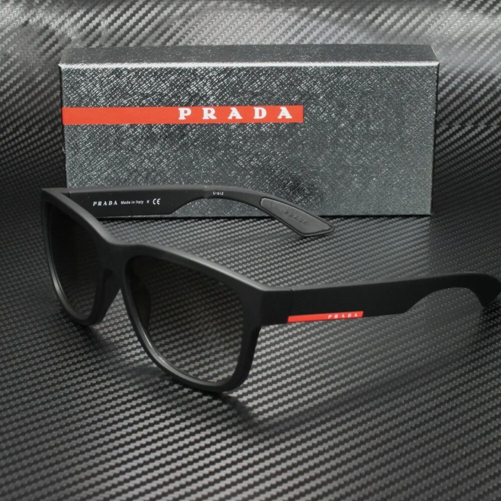 Prada Black 57mm Men's Sunglasses